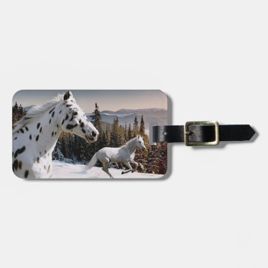 冬の不思議の国 ラゲッジタグ (正面横)