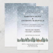冬の不思議の国|結婚’s 招待状 (正面/裏面)