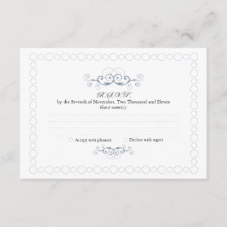 冬の不思議の国RSVP 出欠カード