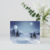 冬の丘 ポストカード (スタンド正面)