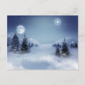 冬の丘 ポストカード (正面)