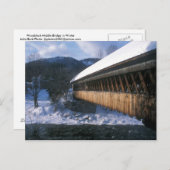 冬の中橋ウッドストック ポストカード (正面/裏面)