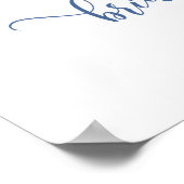 冬の中華料理ウェルカムサインボード ポスター (角)