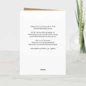 冬の乗車の芸術カード シーズンカード (裏面)