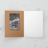 冬の乗車の芸術カード シーズンカード (内部)