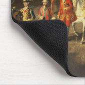 冬の乗馬学校のパレード マウスパッド (コーナー)