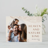 冬の予報 |アーチフォトバラ金ゴールド 箔シーズンカード (立ち正面)