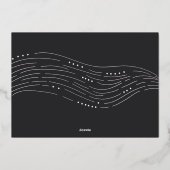 冬の予報 |アーチフォトバラ金ゴールド 箔シーズンカード (裏面)