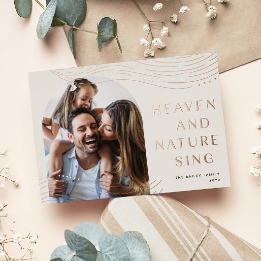 冬の予報 |アーチフォトバラ金ゴールド 箔シーズンカード