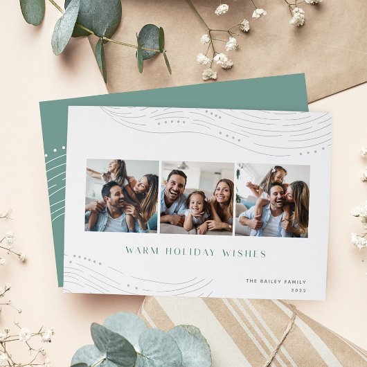 冬の予報 |フォトコラージュ3 シーズンカード