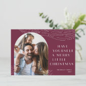 冬の予報 |写真独身ののクリスマス シーズンカード (スタンド正面)