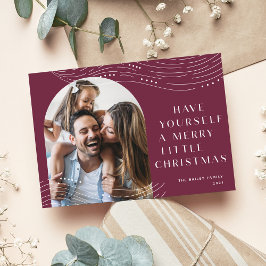 冬の予報 |写真独身ののクリスマス シーズンカード