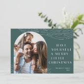 冬の予報 |写真独身ののクリスマス シーズンカード (スタンド正面)