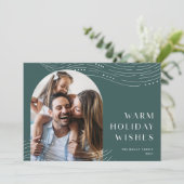 冬の予報 |写真独身のの温かい願い シーズンカード (スタンド正面)