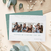 冬の予報 | 3フォトコラージュのホリデーカード シーズンカード