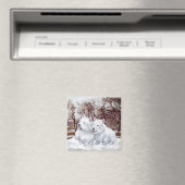 冬の二つの西 マグネット (インサイチュ (食洗機))