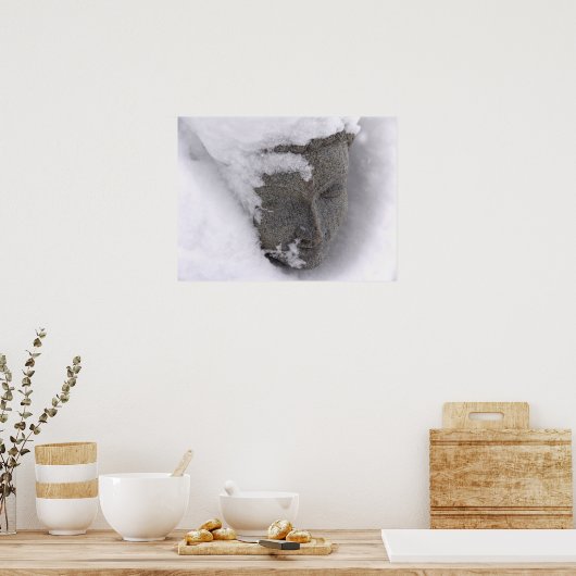 冬の仏 ポスター (キッチン)