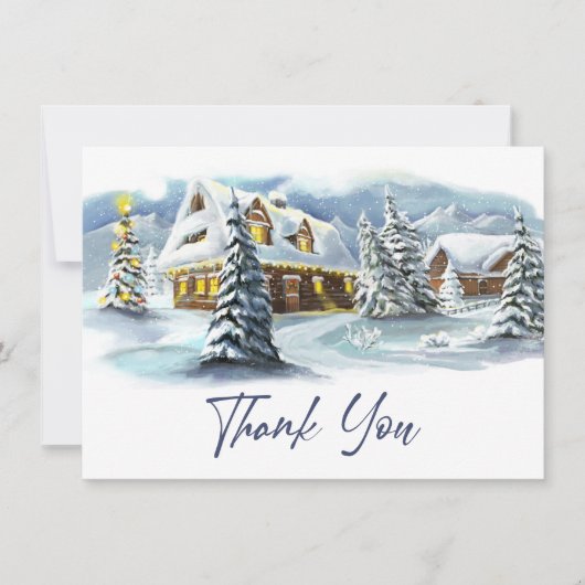 冬の企業のクリスマス シーズンカード (正面)