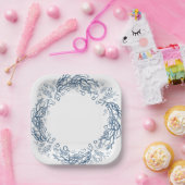 冬の休日のおとぎ話。 ペーパープレート (パーティー)