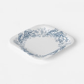 冬の休日のおとぎ話。 ペーパープレート (傾斜あり)