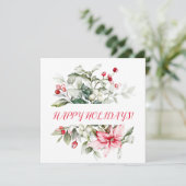 冬の休日ホリーRED BERRYの枝 (スタンド正面)