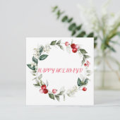 冬の休日ホリーRED BERRYの枝 (スタンド正面)