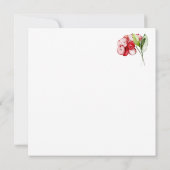 冬の休日ホリーRED BERRYの枝 (裏面)