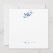 冬の休暇のおとぎ話 カード (裏面)