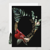 冬の休暇のカード シーズンカード (正面/裏面)