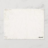 冬の休暇のプリントが付いているヴィンテージの郵便はがき ポストカード (裏面)