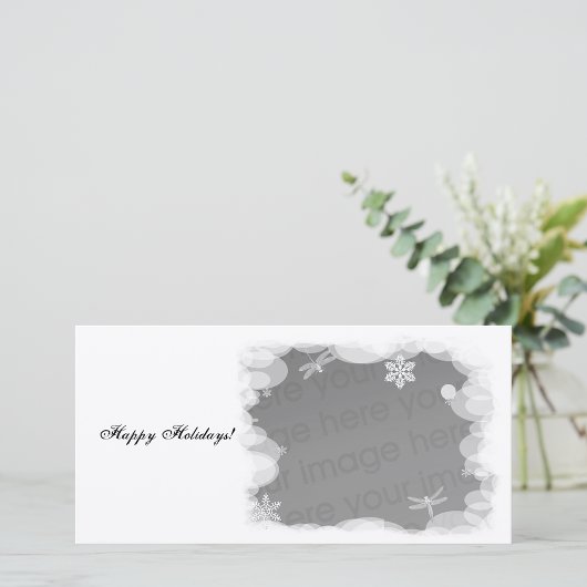 冬の休暇テンプレート シーズンカード