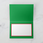 冬の休暇、美しい冬の景色、クリスマス カード (内部)