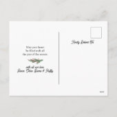 冬の伝統的休日のクリスマスハガキ シーズンポストカード (裏面)