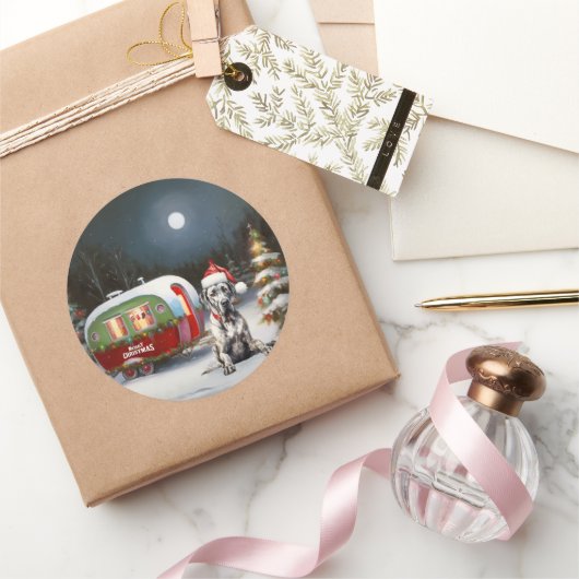 冬の偉大なダーンキャラバンクリスマスアドベンチャー ラウンドシール (ギフト)