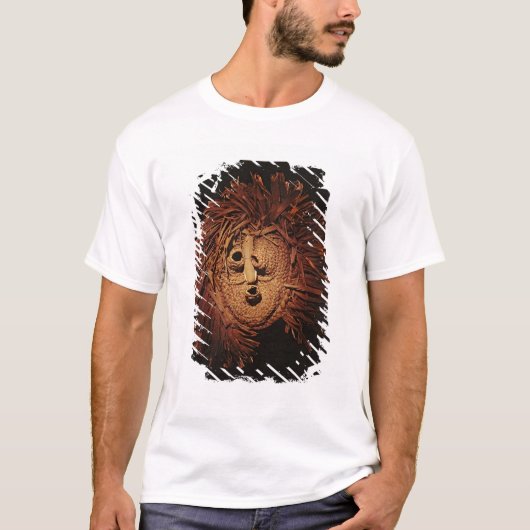 冬の儀式で使用されるセネカ人のマスク Tシャツ (正面)