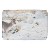 冬の優雅な牡鹿1 #animal #art バスマット (正面)