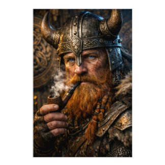 冬の光に佇む北の戦士 フォトプリント           