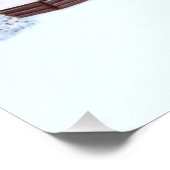 冬の光沢疑問に思のある ポスター (コーナー)