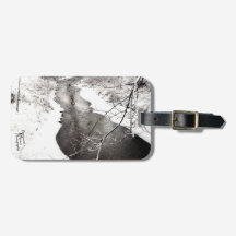 冬の入り江の荷物のラベル(2.0)