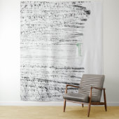 冬の公園のグリーンベンチ。クリスマスに雪を降らせろ タペストリー (インサイチュ)