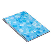 冬の円：抽象芸術水玉模様。 ノートブック (右側)