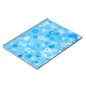 冬の円：抽象芸術水玉模様。 ノートブック (左側)