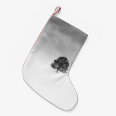 冬の写真のシンプルが大好きです  スモールクリスマスストッキング (正面 (吊り時))