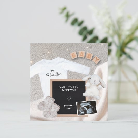 冬の写真の妊娠を満たすために待つことができない 案内状 (スタンド正面)