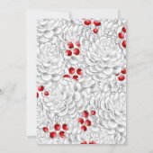 冬の写真の日付の保存 セーブザデート (裏面)