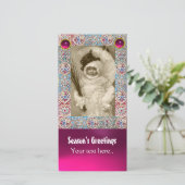 冬の写真テンプレート,天使,大切宝石,宝石 シーズンカード (スタンド正面)