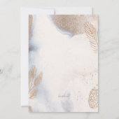 冬の写真バースデーパーティ招待状 招待状 (裏面)