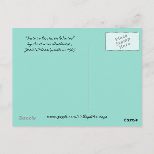 冬の写真本 ポストカード (裏面)