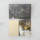 冬の写真 カード (内部)