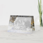 冬の写真 カード (正面)